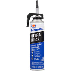 Permatex Ultra Black vista frontal del bote mostrando envase y boquilla