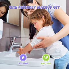 PERRYHOME lip gloss and applicator displayed, easy-to-use pieces that encourage pretend styling