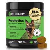 Pet Honesty envase frontal de masticables para digestión, facilita administración diaria