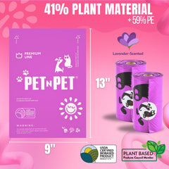 PET N PET rollo dentro de un dispensador compatible, extracción fácil en paseo