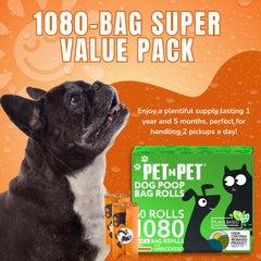 PET N PET roll next to common dispenser illustrating scale and compatibility