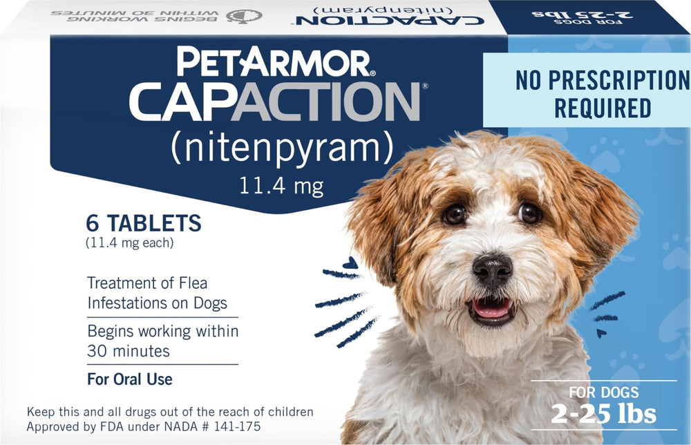 PetArmor CAPACTION empaque frontal mostrando dosis y uso rápido
