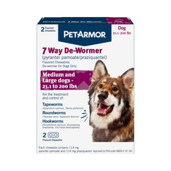 PetArmor empaque frontal mostrando tabletas masticables y beneficio práctico
