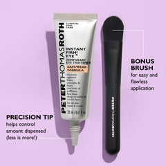 Peter Thomas Roth aplicación con dedo mostrando cobertura y control