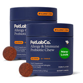 PetLab Co. imagen frontal del empaque que muestra presentación 2-pack y beneficio práctico