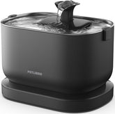 PETLIBRO fuente frontal con bandeja de acero inoxidable para mayor higiene