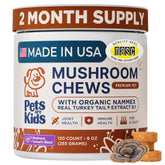Pets Are Kids Too empaque frontal mostrando las chuches y beneficios