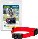 PetSafe collar receptor frontal mostrando diseño resistente y ajuste cómodo