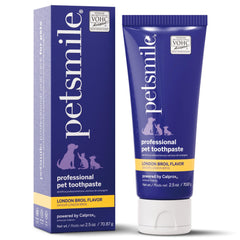 petsmile front tube London Broil shows packaging and VOHC seal benefit