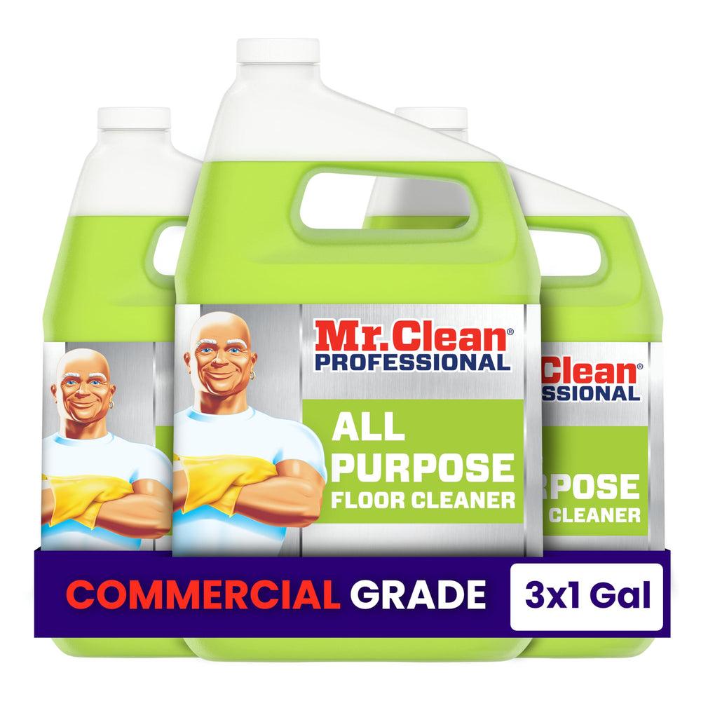 P&G PROFESSIONAL Mr. Clean PRO front packaging showing three gallons for cost savings