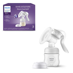 Philips Avent vista frontal del extractor y empaquetado, portátil y práctico