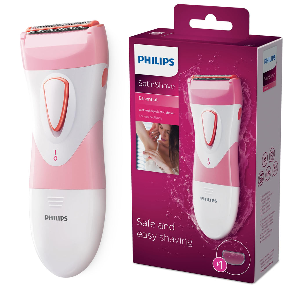 Philips Beauty frontal del dispositivo mostrando diseño compacto y agarre cómodo