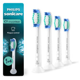 Philips Sonicare cabezal frontal del empaque mostrando 4 unidades y beneficio duradero