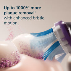 Philips Sonicare detalle de cerdas cóncavas para mejor limpieza del margen gingival