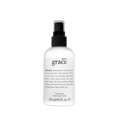 philosophy pure grace envase frontal con diseño limpio y elegante
