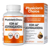 Physician's CHOICE frasco delantero mostrando formato y cantidad, confianza en calidad