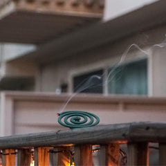 PIC primer plano de la textura de la espiral mostrando combustión uniforme