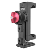 PICTRON front view of metal phone mount showing sturdy build and secure grip