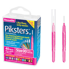 Piksters pack frontal 40 unidades para higiene interdental precisa