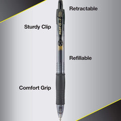 PILOT G2 close-up of 1.0mm tip demonstrating smooth bold ink performance