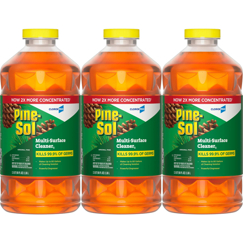 Pine-Sol botella frontal 80 oz mostrando el envase y rendimiento
