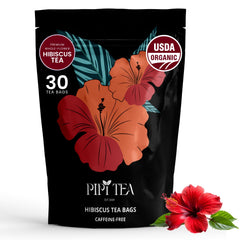 PiPi Tea frente del paquete mostrando diseño y peso, ideal para elegir calidad