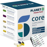 Planet 3 paquete frontal mostrando sobres y marca, conveniencia diaria