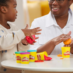 Play-Doh etiqueta del bote con información del producto y seguridad