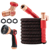 Pocket Hose frente del empaque mostrando 50 FT y beneficios resistente