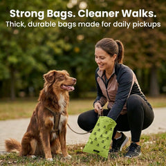 Pogi's bolsa abierta 9x13.5 pulgadas con espacio para heces grandes