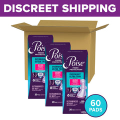 Poise detalle de las alas Stay-in-Place para ajuste seguro