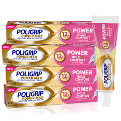 Poligrip frontal del tubo mostrando envase y máximo agarre