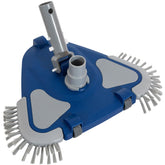 POOLAZA front view showing vacuum head and stable cleaning benefit