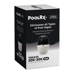 poolrx front packaging showing product and benefits for easier pool care