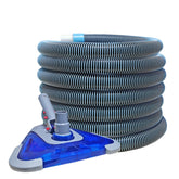 POOLWHALE empaque del kit mostrando manguera y cabezal para limpieza eficaz