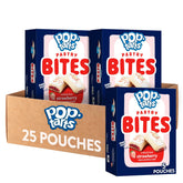 Pop-Tarts empaque frontal mostrando 25 sobres y la marca Pop-Tarts, perfecto para almacenamiento