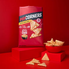 PopCorners paquete abierto con chips listos para comer y facilidad