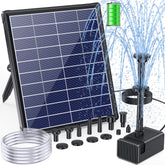 POPOSOAP front panel view showing solar surface and compact pump, improves sun charging