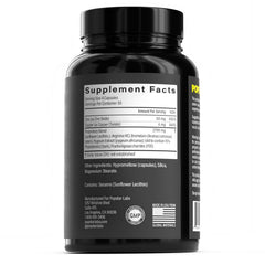 POPSTAR detalle de etiqueta con Supplement Facts y lista de ingredientes visible