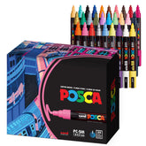 posca set frontal mostrando 29 colores y organización clara