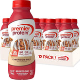 Premier Protein botella frontal mostrando etiqueta y conveniencia portátil