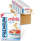 Premium frente del paquete mostrando seis cajas y conveniencia