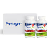 Prevagen vista frontal del pack doble con caja mostrando etiqueta clara y ordenada