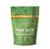 Primal Harvest envase frontal mostrando diseño y porciones