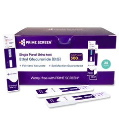 Prime Screen empaque frontal 25 pack para pruebas rápidas, fácil almacenamiento