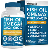 PrimeMD envase frontal mostrando 120 softgels y beneficios en etiqueta