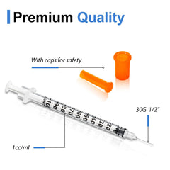 Pro Comfort aguja 30G primer plano que evidencia la finura y control