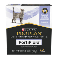 Pro Plan FortiFlora frente del empaque mostrando presentación y uso práctico