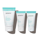 Proactiv frente del empaque mostrando kit completo y beneficios visibles