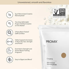 ProMix Nutrition polvo micronizado sin sabor con textura fina para mezcla rápida